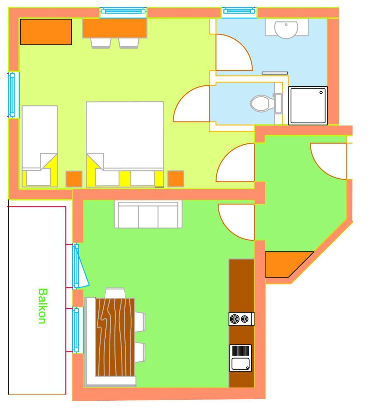Haus Ofner Am Kreischberg Bed and Breakfast Sankt Georgen ob Murau Værelse billede